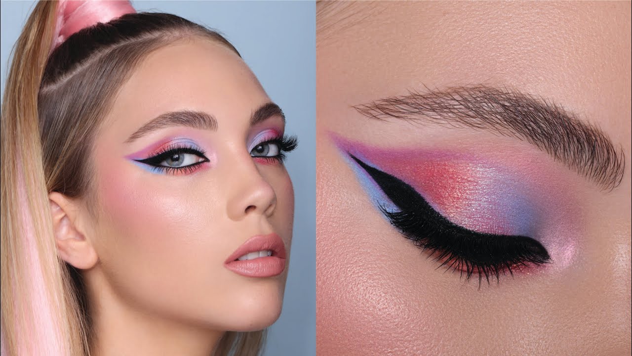 How to: Pastel Winged Out Cat Eye Look | Introducing the NEW Natasha Denona PASTEL EYESHADOW PALETTE