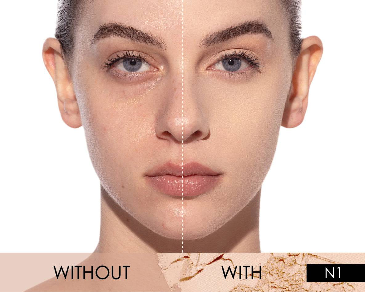 HY-GLAM POWDER FOUNDATION REFILL - מילוי מחדש- מייקאפ פודרה היי-גלאם פאודר פאונדיישן -  
