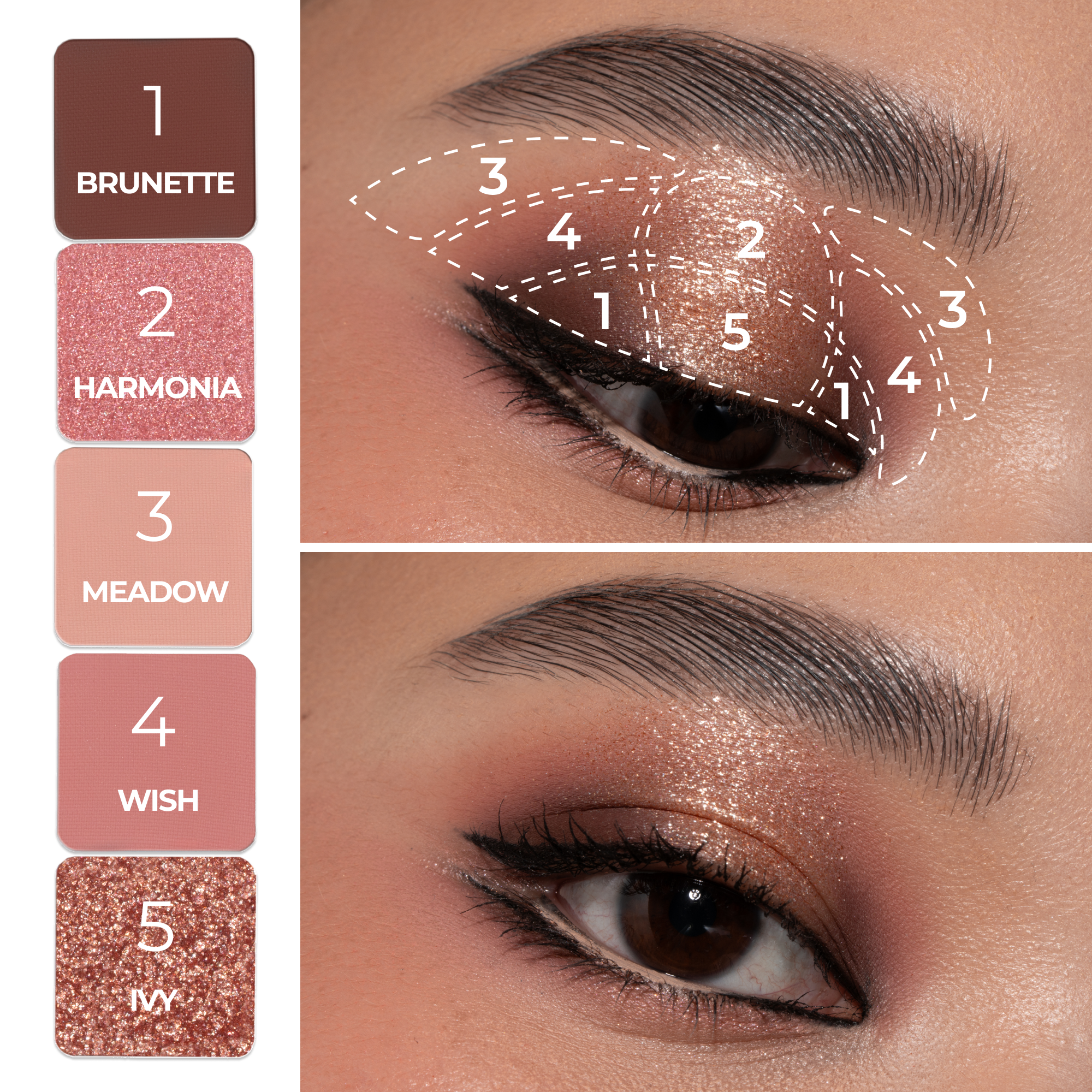 MINI BLOOM EYESHADOW PALETTE - פלטת צלליות לעיניים מיני בלום