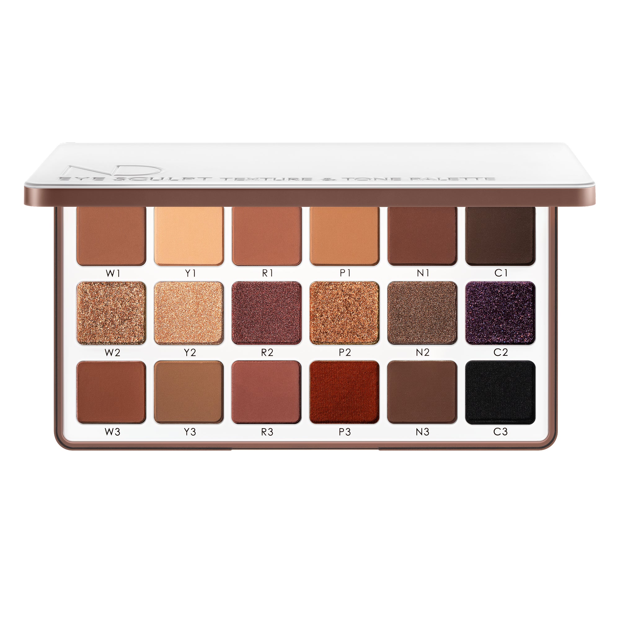 EYE SCULPT TEXTURE & TONE EYESHADOW PALETTE - פלטת צלליות לעיניים איי סקולפט - נטאשה דנונה מייקאפ