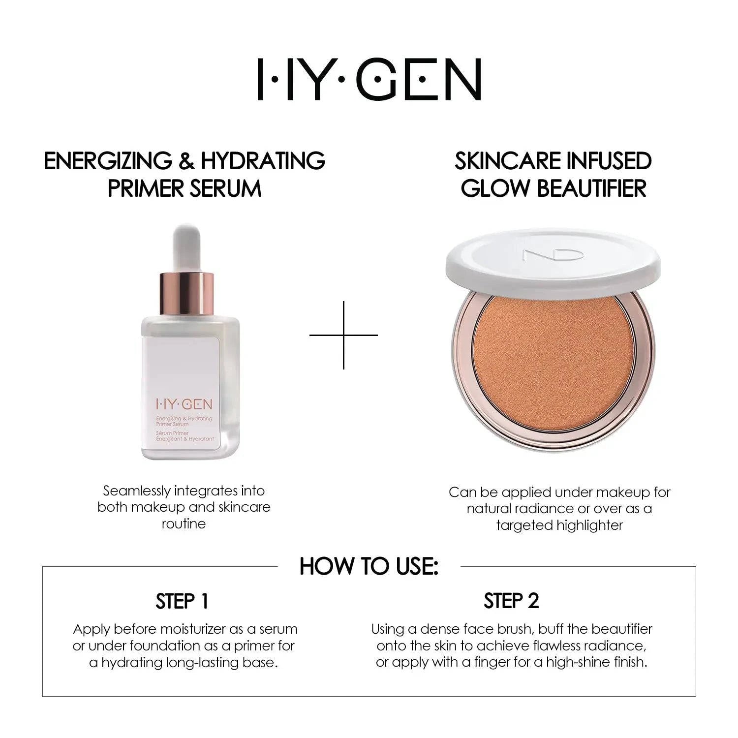 HY-GEN SKINCARE INFUSED GLOW BEAUTIFIER - אבקת הארה היי-ג'ן ביוטיפייר -  5