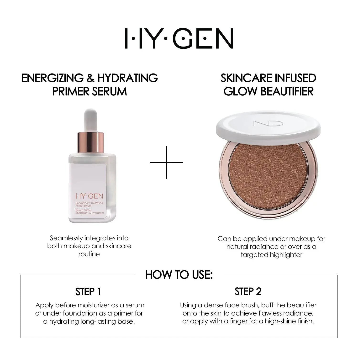 HY-GEN SKINCARE INFUSED GLOW BEAUTIFIER - אבקת הארה היי-ג'ן ביוטיפייר -  4