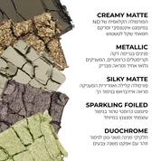 פלטת צלליות לעיניים מידי גלום - MIDI GLOOM EYESHADOW PALETTE