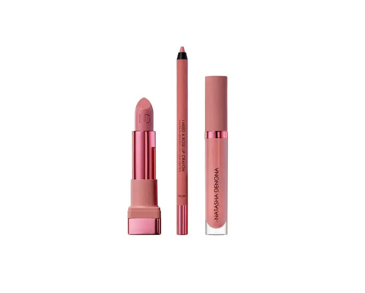 סט שפתיים אי ניד א רוז-  I NEED A ROSE LIP SET - נטאשה דנונה מייקאפ