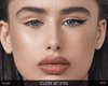 MACRO BLADE PRO FLOW PRECISION EYELINER model look before and after