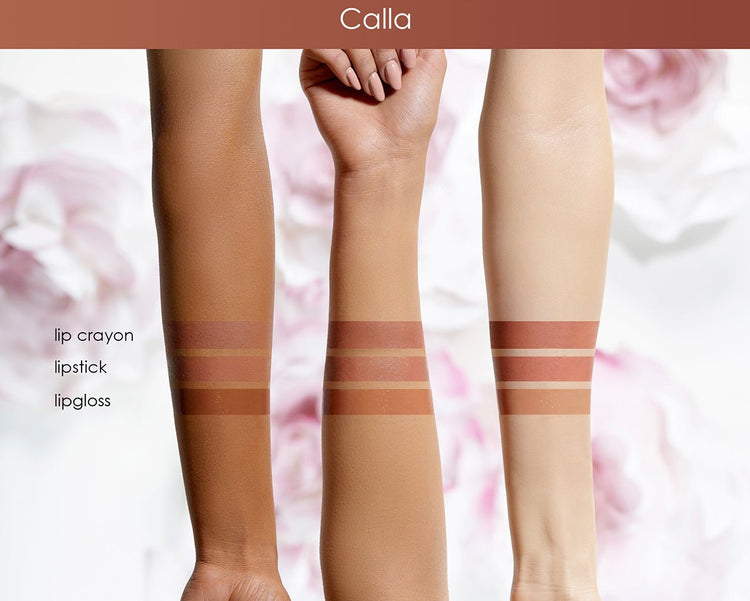 The Ultimate ROSE Lip Set - Calla SWATCHES
