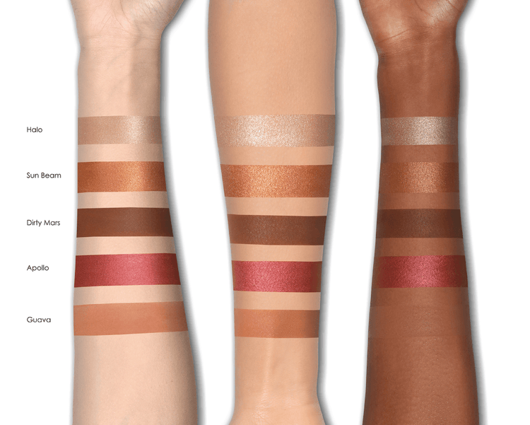 Mini Sunset swatches