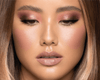 Mini Biba Eye Shadow palette model look