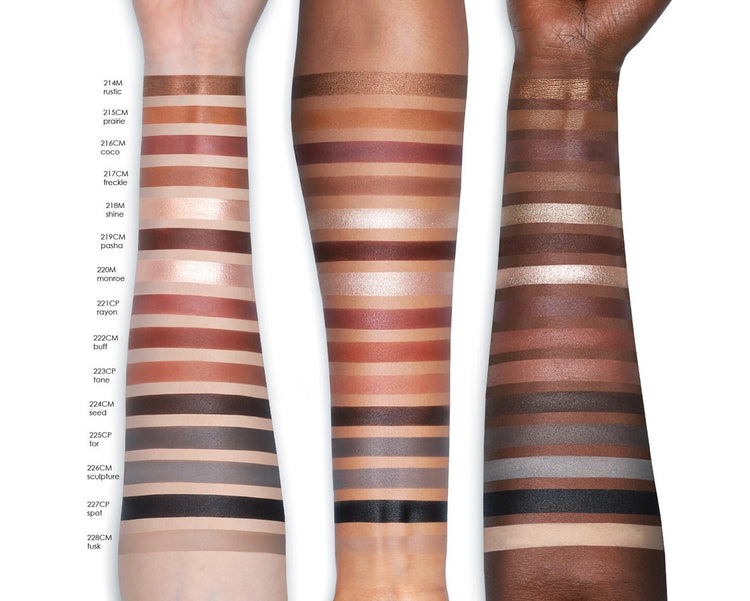  BIBA EYESHADOW PALETTE swatches