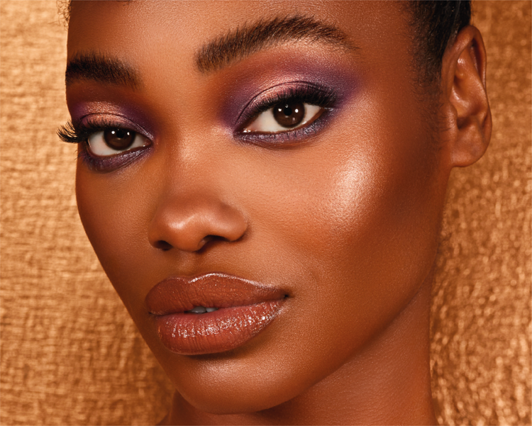 BRONZE EYESHADOW PALETTE model look