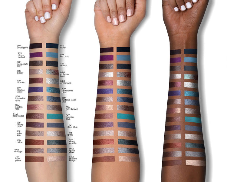 EYESHADOW PALETTE 28 PURPLE-BLUE swatches