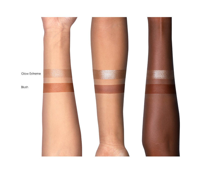 MINI BRONZE & GLOW HIGHLIGHTING POWDER swatches