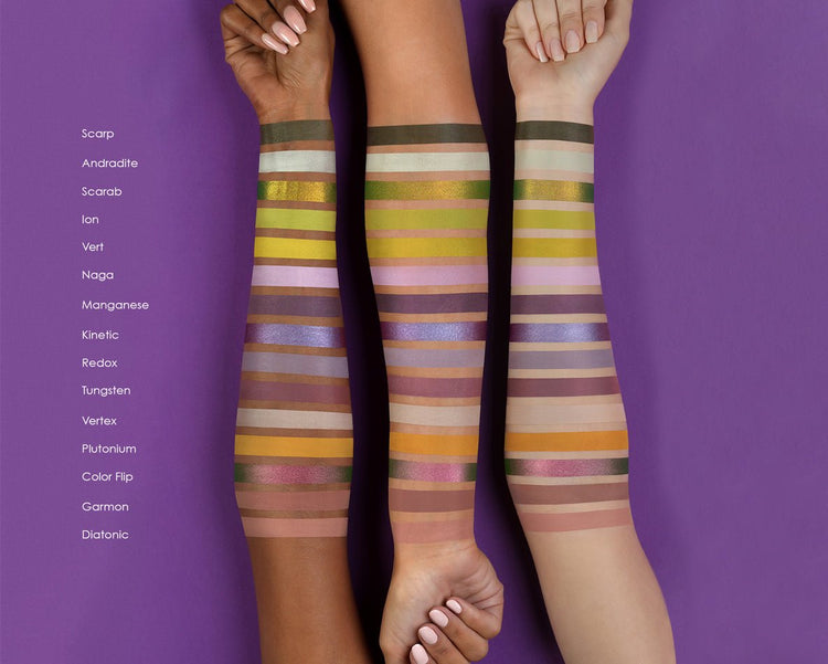TRIOCHROME EYESHADOW PALETTE swatch